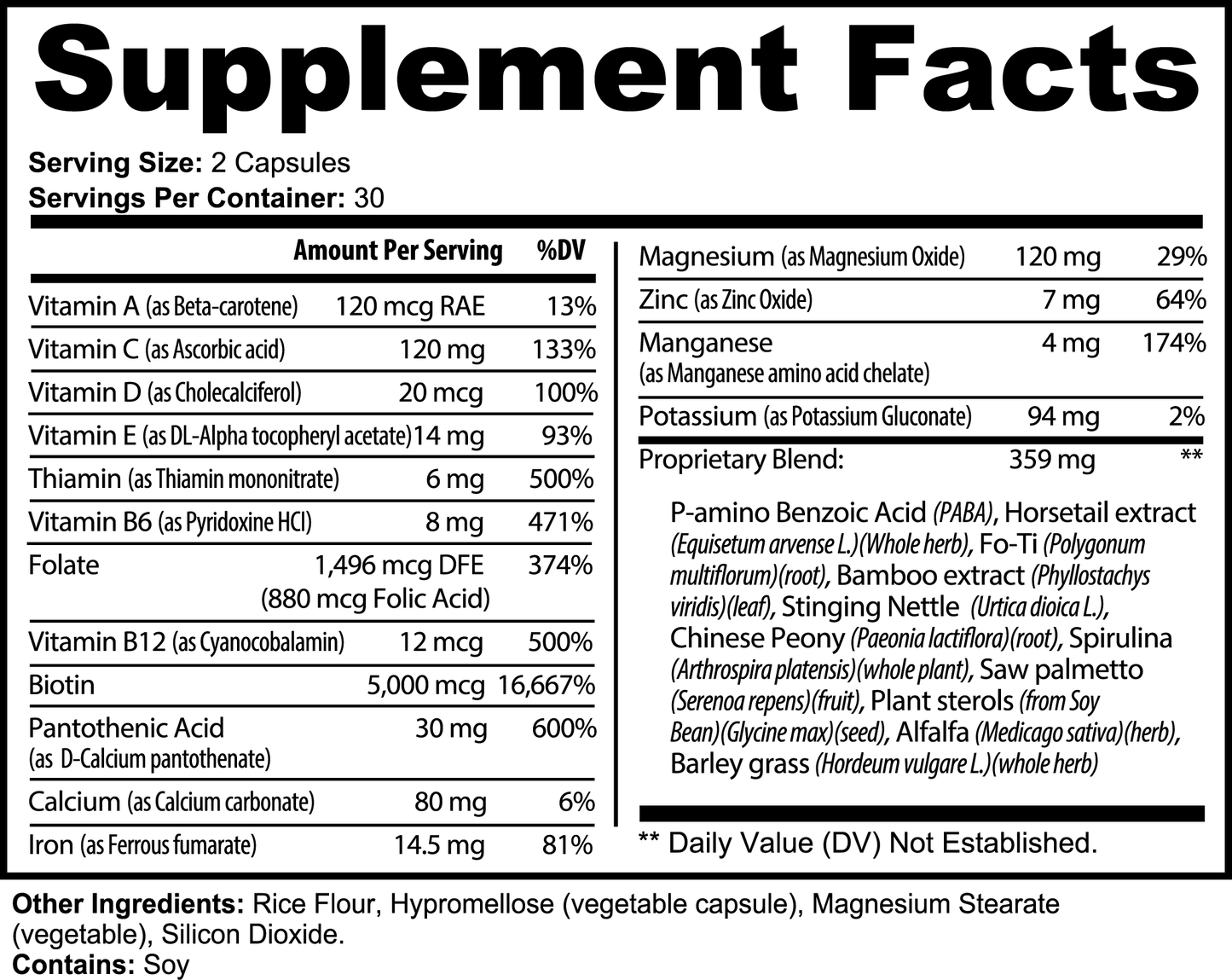 Full Again - Menopausal Hair Support