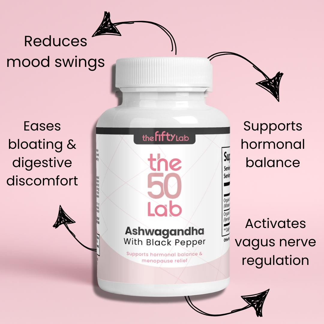 Menopause Relief – Organic Ashwagandha for Stress, Sleep & Balance